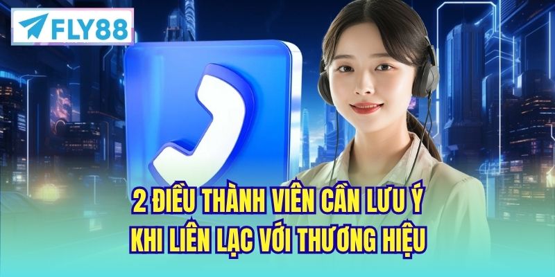 2 điều thành viên cần lưu ý khi liên lạc với thương hiệu